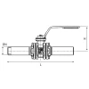 Steel KLINGER Ballostar KHA ball valve | KP-2476